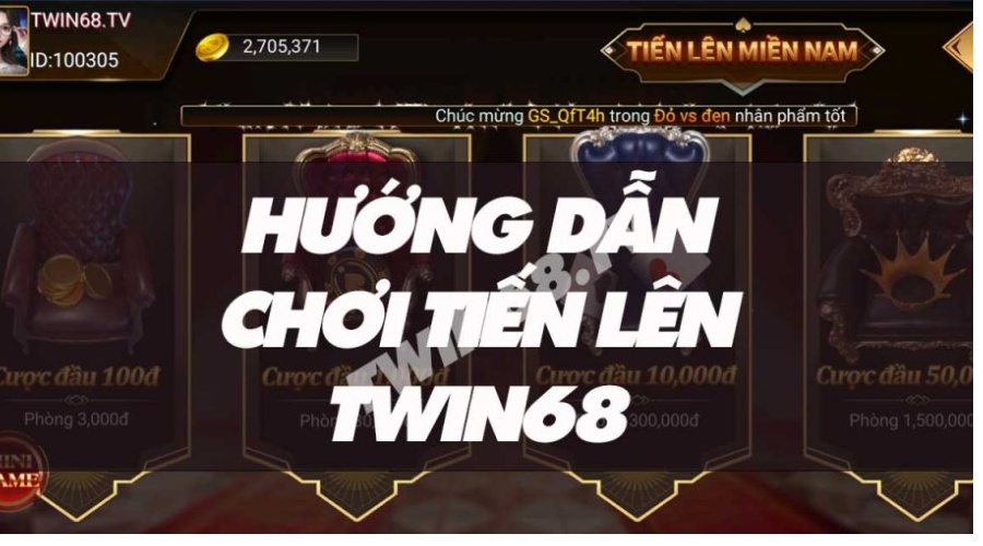 Game bài tiến lên miền Nam đổi thưởng - Cách chơi tại Twin68