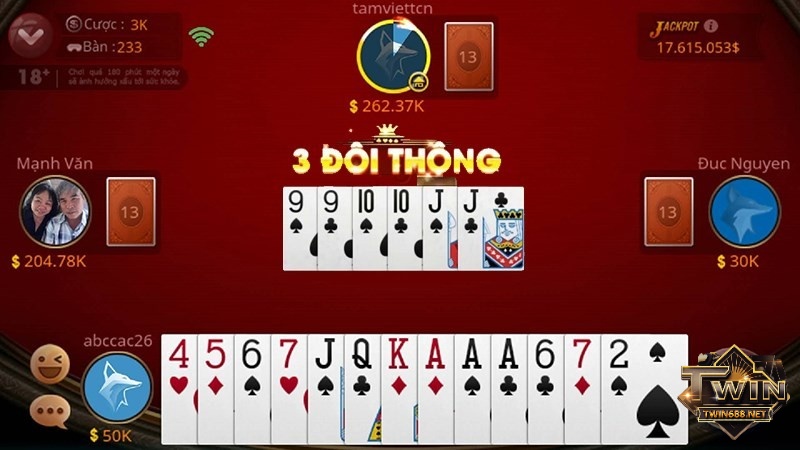 Tiến lên là tựa game bài 52 lá vô cùng quen thuộc trên thị trường hiện nay