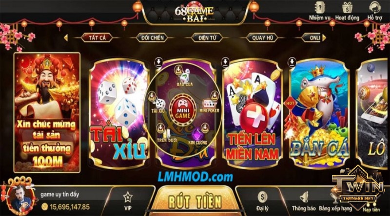 Game bai doi thuong 68 mang đến kho game cực khủng