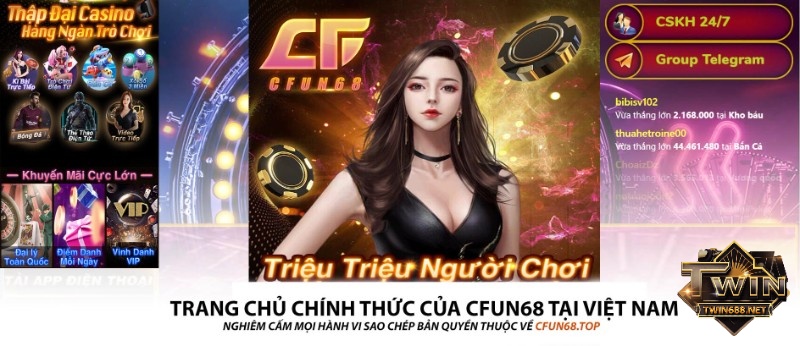 Chơi game bài đổi thưởng tại nhà cái Cfun68