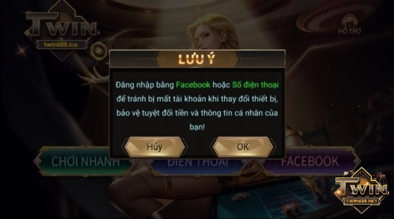 Lưu ý khi thực hiện Twin casino login