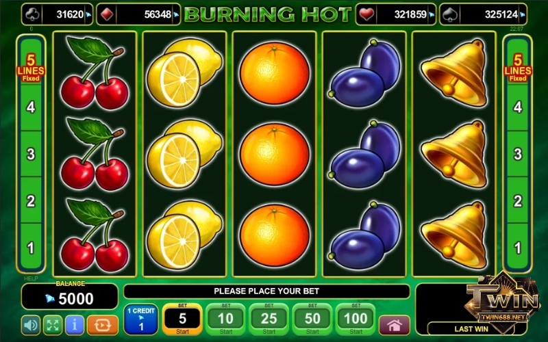 Cùng cfun68 tìm hiểu về trò chơi Burning hot slot nhé