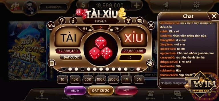 Cộng đồng anh em chơi game tài xỉu khá đông đảo