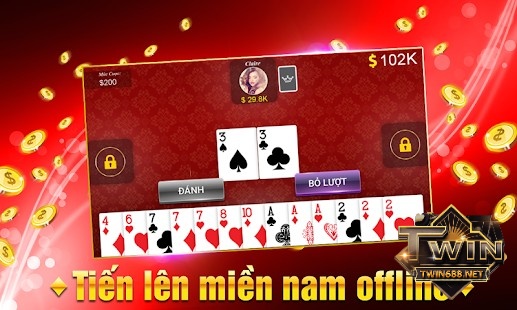 Game đánh bài offline - Tiến lên miền nam là một trong những game đánh bài offline phổ biến