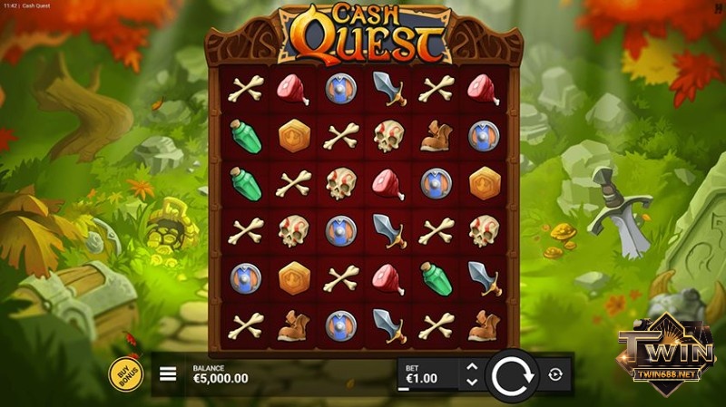 Giao diện chính của Cash Quest