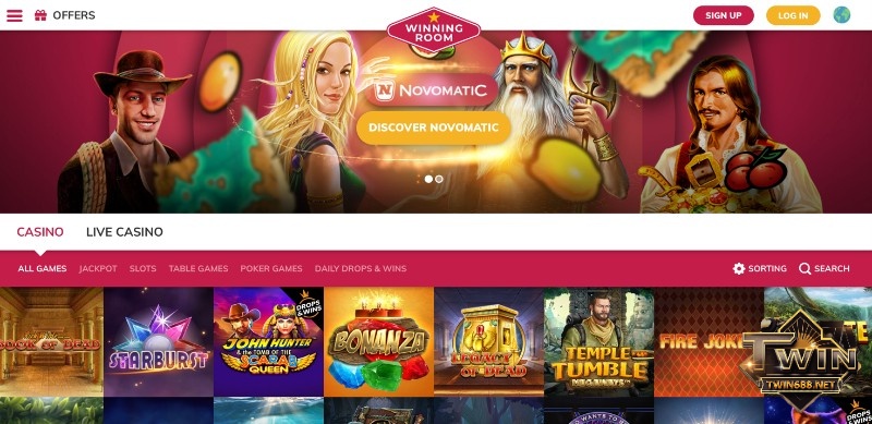 Winning Room Casino Review với cái nhìn tổng quan